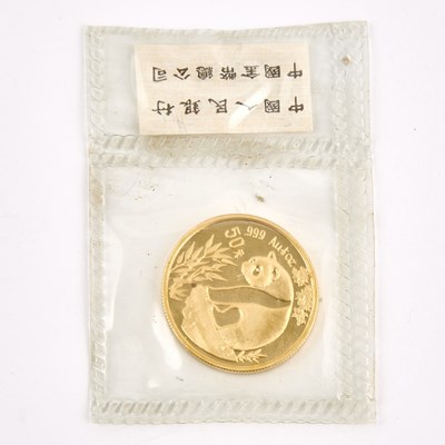 Lot 1077 - China 1993 50 Yuan Gold Panda