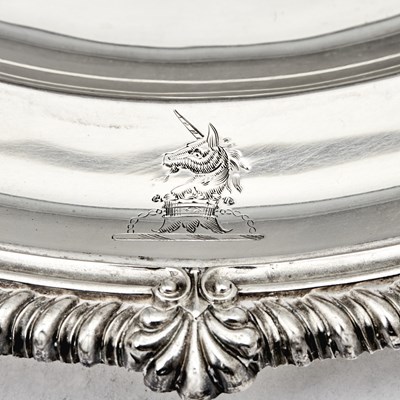 Lot 332 - Set of Six George III Sterling Silver Dinner Plates