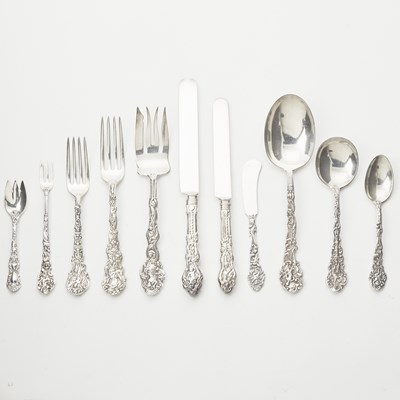 Lot 521 - Gorham Sterling Silver "Versailles" Pattern Flatware Service