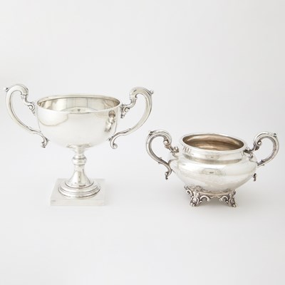 Lot 358 - Victorian Sterling Silver Sugar Bowl and a George V Sterling Silver Two Handled Cup