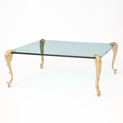 Lot 420 - Gilt-Bronze Mounted Glass Low Table