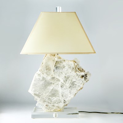 Lot 408 - Brenda Houston Quartz Mineral Table Lamp