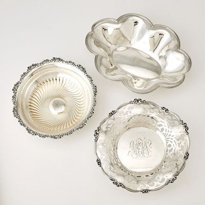 Lot 249 - Three American Sterling Silver Bowls