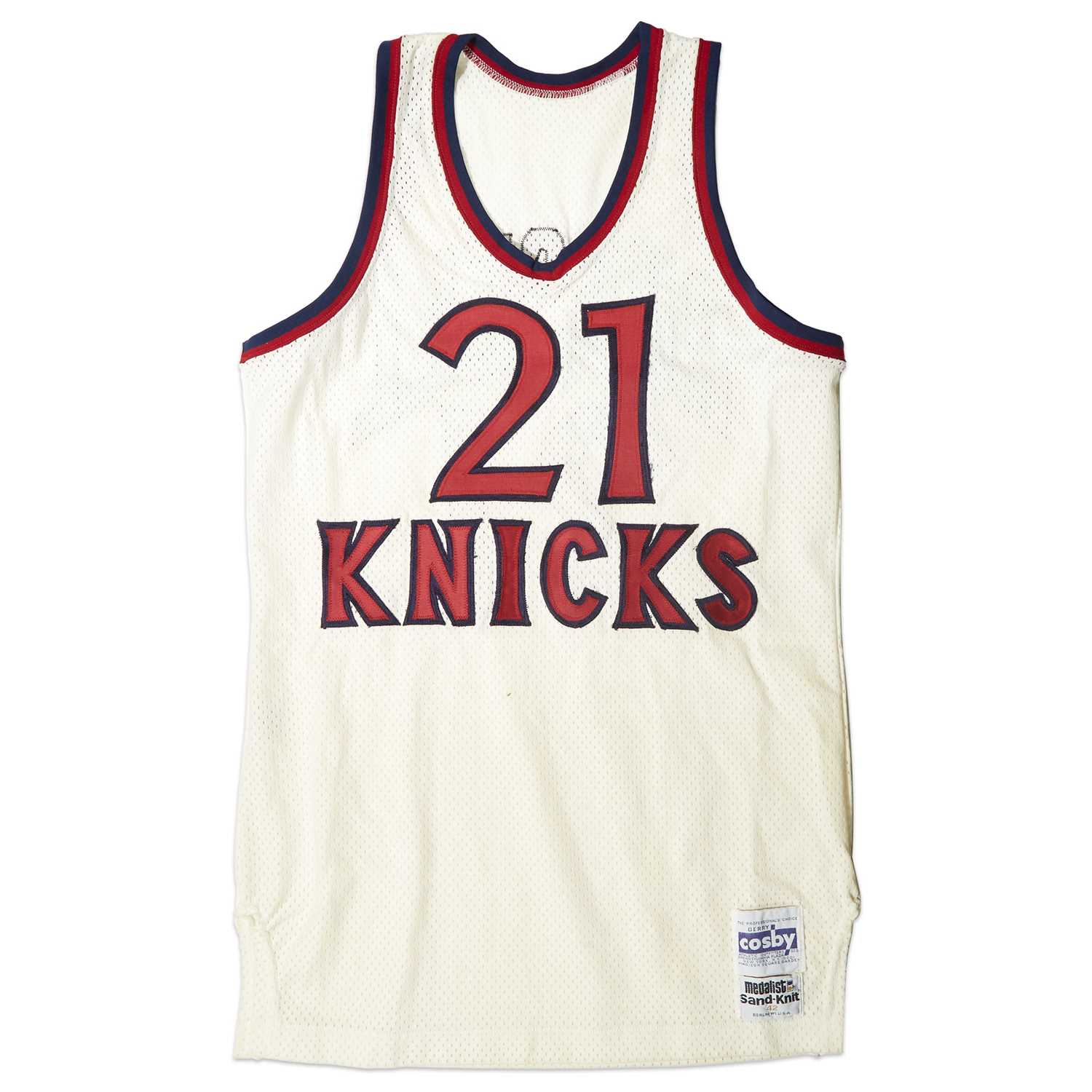 Lot 1053 - RUSSELL, CAMPY New York Knicks Jersey