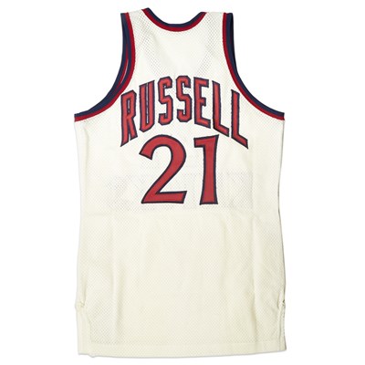 Lot 1053 - RUSSELL, CAMPY New York Knicks Jersey