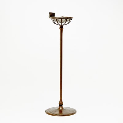 Lot 134 - Tiffany Studios Patinated Bronze Smoking Stand