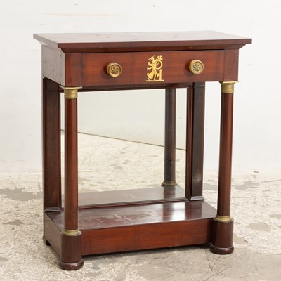 Lot 235 - Empire Style One-Drawer Side Table