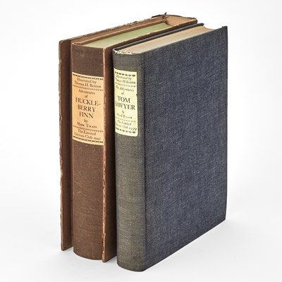 Lot 47 - Tom Sawyer and Huckleberry Finn signed by illustrator Thomas Hart Benton