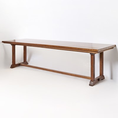 Lot 146 - Arts and Crafts Oak Dining Table