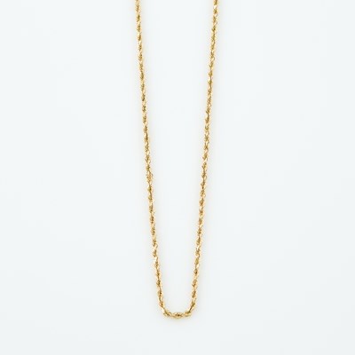 Lot 68 - Gold Neck Chain, 14K 5 dwt.