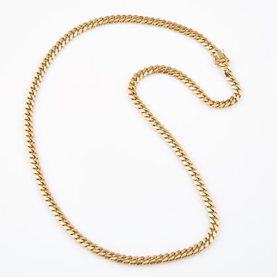 Lot 142 - Gold Neck Chain, 14K 42 dwt.