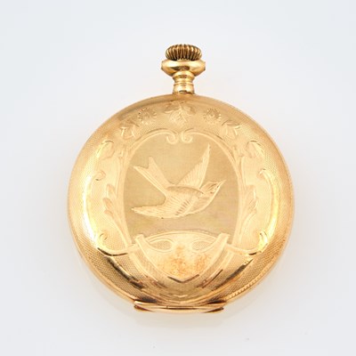 Lot 151 - Gold H.C. Watch, 15 Jewels, Waltham, 14K