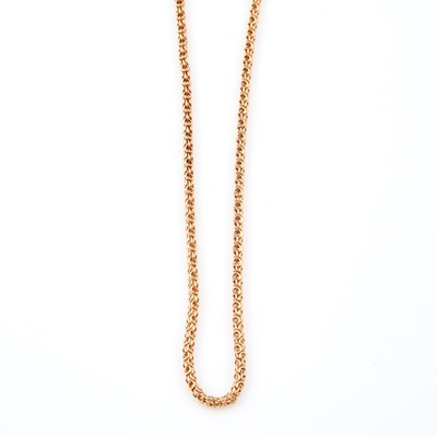 Lot 241 - Gold Neck Chain, 14K 6 dwt.