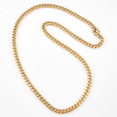 Lot 333 - Gold Neck Chain, 14K 74 dwt.