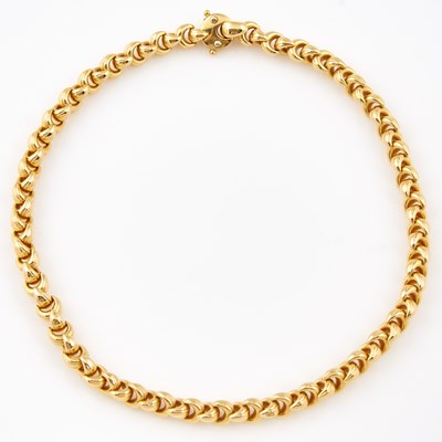 Lot 431 - Gold Necklace, 18K 31 dwt.