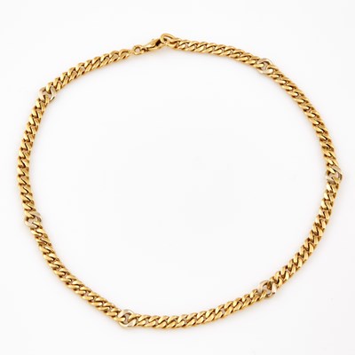 Lot 434 - Gold Neck Chain, 18K 28 dwt.