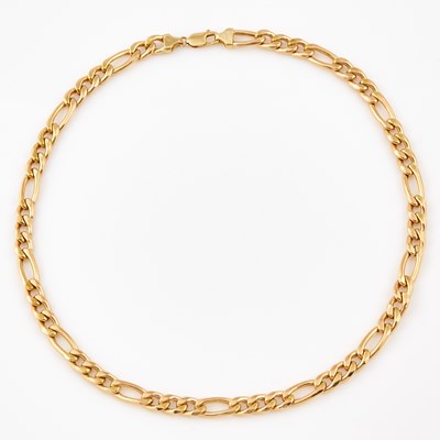 Lot 474 - Gold Neck Chain, 14K 31 dwt.