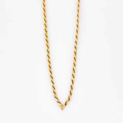 Lot 511 - Gold Neck Chain, 14K 6 dwt.