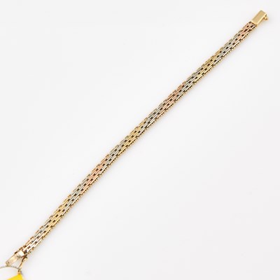 Lot 512 - Gold Flexible Bracelet, 14K 6 dwt.