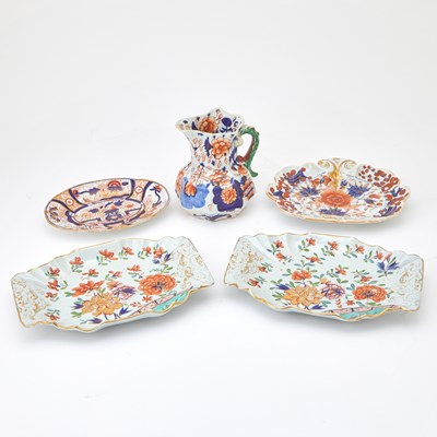 Lot 574 - Three Mason’s Patent Ironstone Imari Dessert Wares