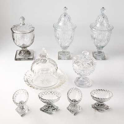 Lot 231 - Group of Georgian Cut Glass Table Articles