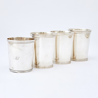 Lot 309 - Four American Sterling Silver Julep Cups