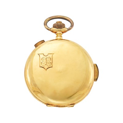 Lot 1199 - Gold Hunting Case Repeater Pocket Watch