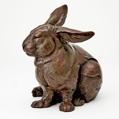 Lot 378 - Dan Ostermiller, Patinated Bronze Rabbit