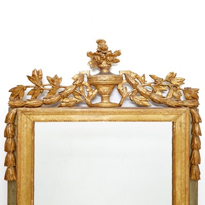 Lot 441 - Louis XVI Carved Giltwood Mirror