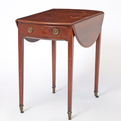 Lot 289 - George III Inlaid Mahogany Pembroke Table