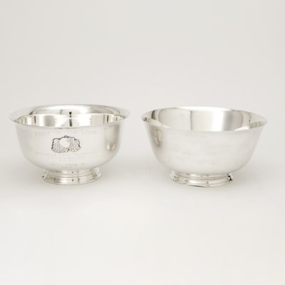 Lot 668 - Two American Sterling Silver Revere Form Bowls