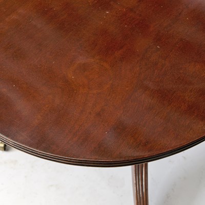 Lot 507 - George III Mahogany Triple-Pedestal Dining Table