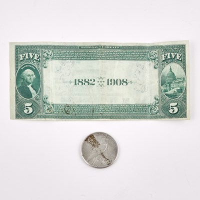 Lot 1092 - United States 1894 $5 National Bay City Michigan Charter 4953