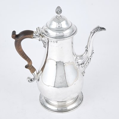 Lot 218 - George III Sterling Silver Coffee Pot