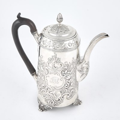 Lot 204 - George III Sterling Silver Coffee Pot