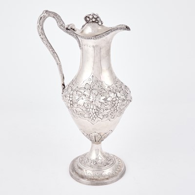 Lot 222 - George III Sterling Silver Claret Jug