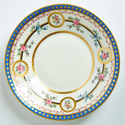 Lot 195 - Group of Limoges Porcelain Coffee-Cans and Saucers