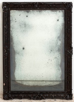 Lot 9 - Black Painted Frame Mirror