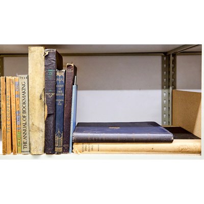 Lot 158 - A group of books about book design, typography, and printing