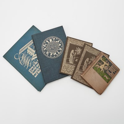 Lot 248 - Five private press books, most with Christmas theme