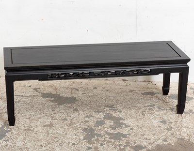 Lot 15 - Asian Style Black Painted Low Table