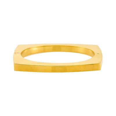 Lot 1234 - Gold Bangle Bracelet