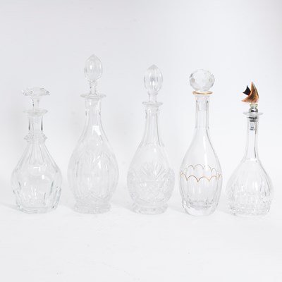 Lot 49 - Group of Glass Decanters