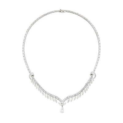 Lot 149 - Platinum and Diamond Necklace