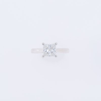 Lot 3136 - Silver and Diamond Ring