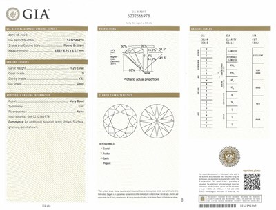 Lot 33 - Pair of White Gold and Diamond Stud Earrings