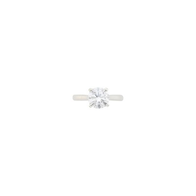Lot 84 - Silver and Diamond Ring