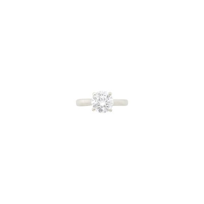 Lot 81 - Silver and Diamond Ring