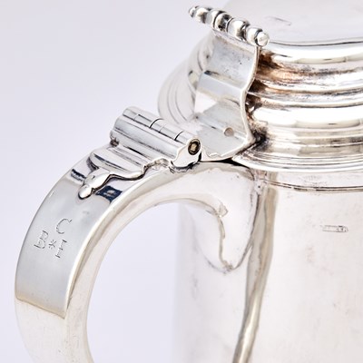 Lot 207 - American Colonial Silver Covered Tankard
