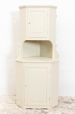 Lot 87 - Painted Corner Cabinet